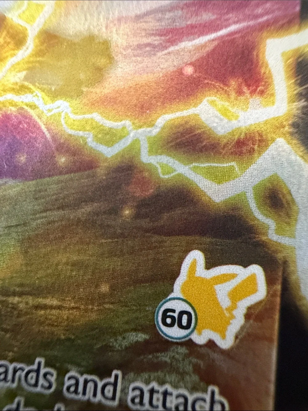 Pokemon Pikachu V Yellow Lightning Trading Card